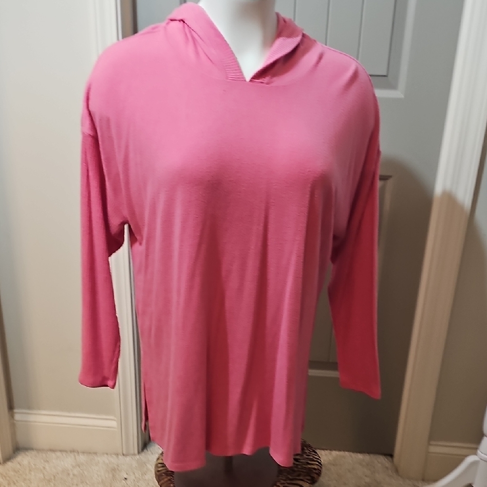 Lane Bryant Pink Hoodie Sweatshirt